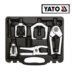 Проф. набор съемников для демонтажа наконечника рулевой тяги и шаровой опоры(5 ед) (YATO)