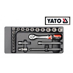 Профессиональный набор инструментов в футляре (22 ед) (YATO)