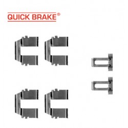 Прижимные пластины - пружинки задних колодок для VW Transporter 4 с задними дисковыми тормозами (QUICK BRAKE - Дания)