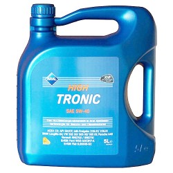 Синтетическое низкозольное моторное масло 5W-40 High Tronic 5 л (ARAL)