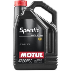 Универсальное моторное масло (синтетическое, энергосберегающее) SAE 0W-30 Specific 504 00/507 00 , 5л (MOTUL)