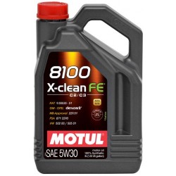 Синтетическое моторное масло 5W-30 8100 X-clean FE 5л (MOTUL)